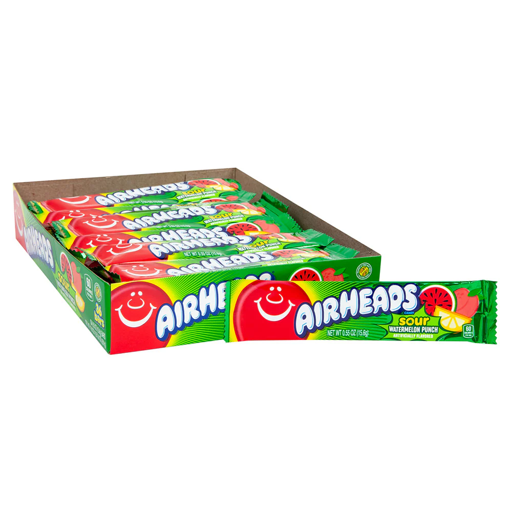 Airheads Sour Watermelon Punch - 36ct