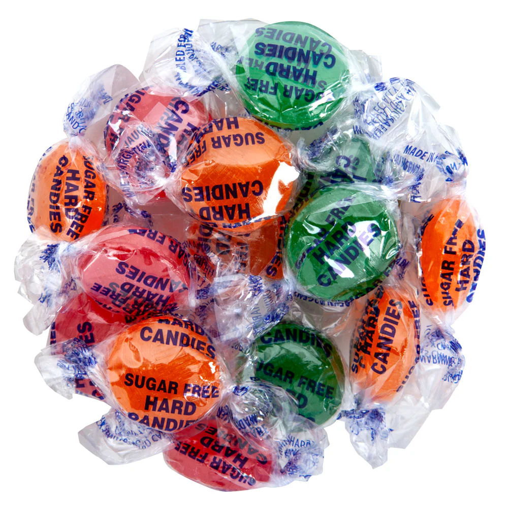 Assorted Fruit Disks Sugar Free - 6lb Bulk