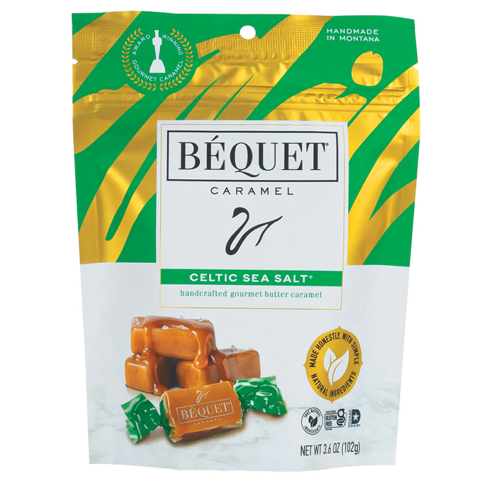 Bequet Celtic Sea Salt Caramel Pouches - 12ct