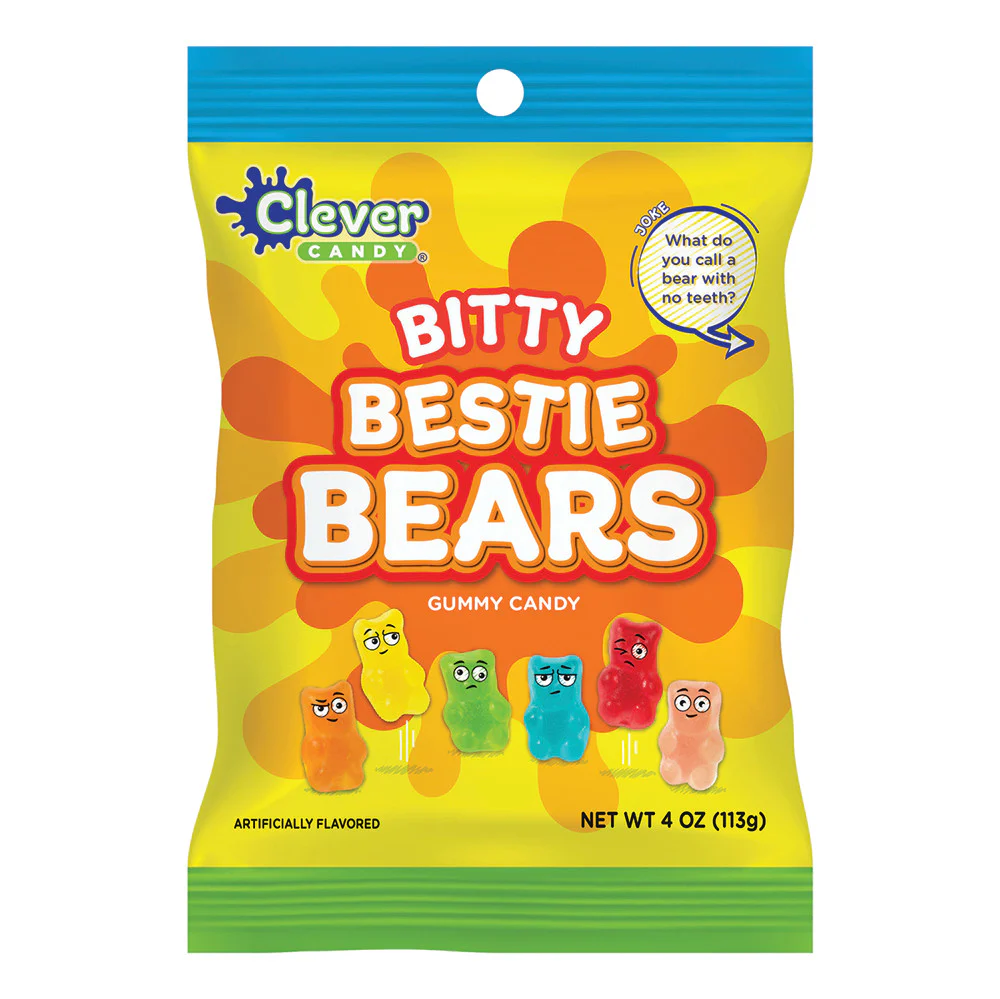 Bitty Bestie Bears Peg Bags - 12ct