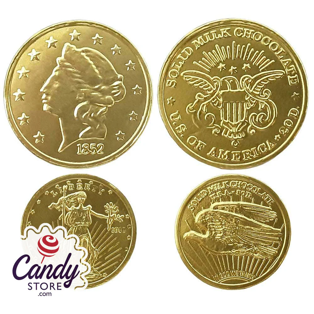 Gold Coins Chocolate Collections Bags by Madelaine - 48ct - Image 3