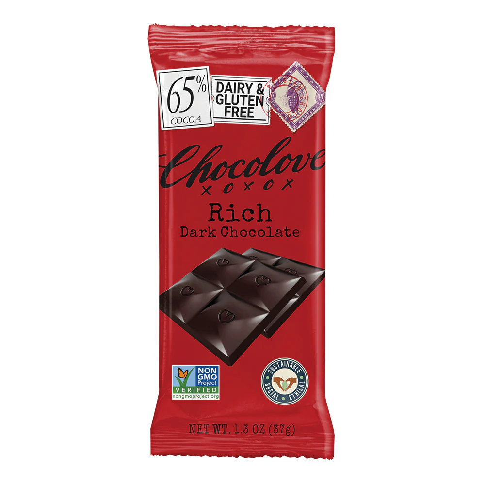Chocolove Rich Dark Chocolate - 12ct