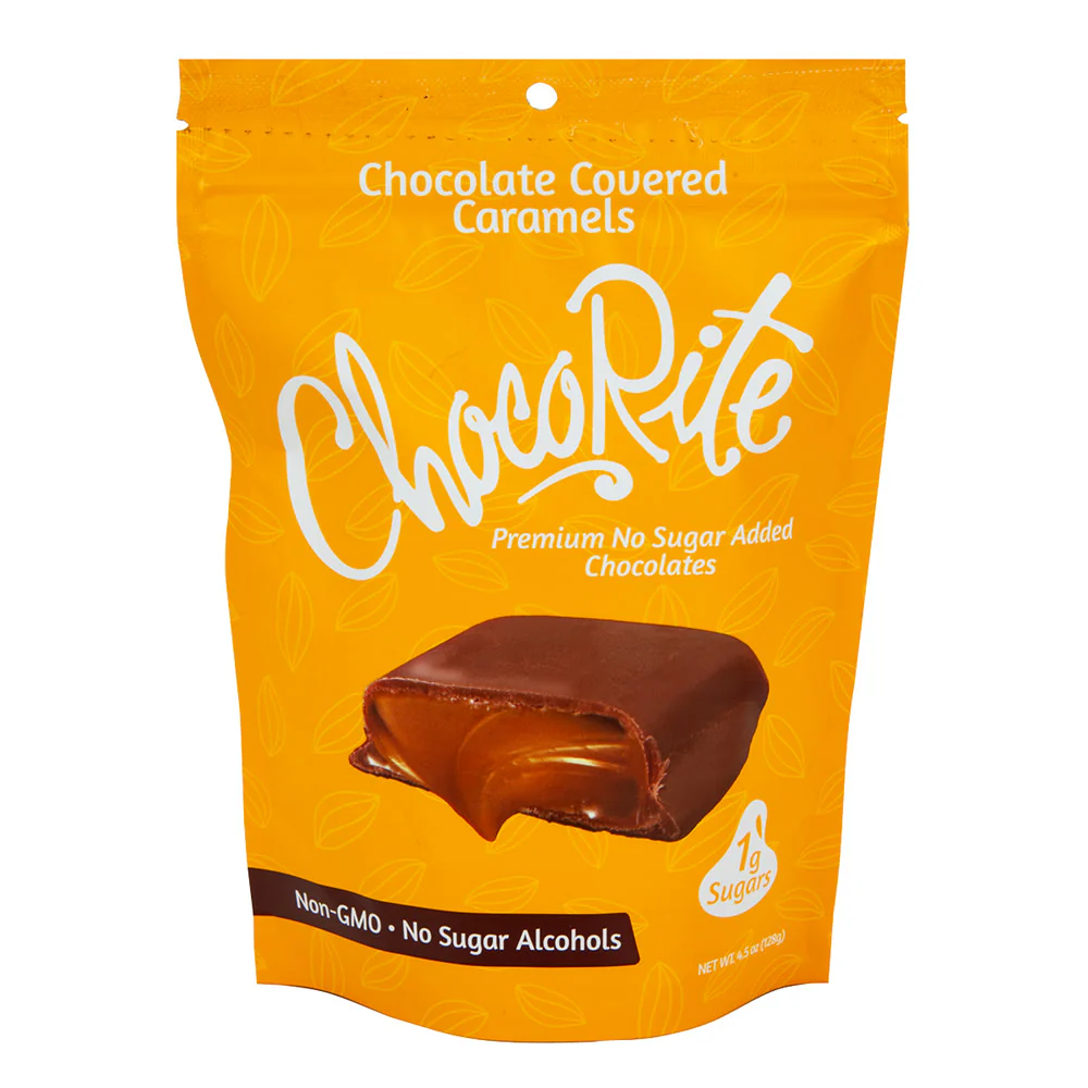 Chocorite Chocolate Covered Caramels Bags - 6ct