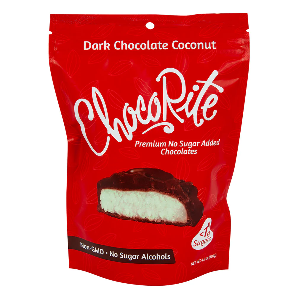 Chocorite Dark Chocolate Coconut Bags - 6ct