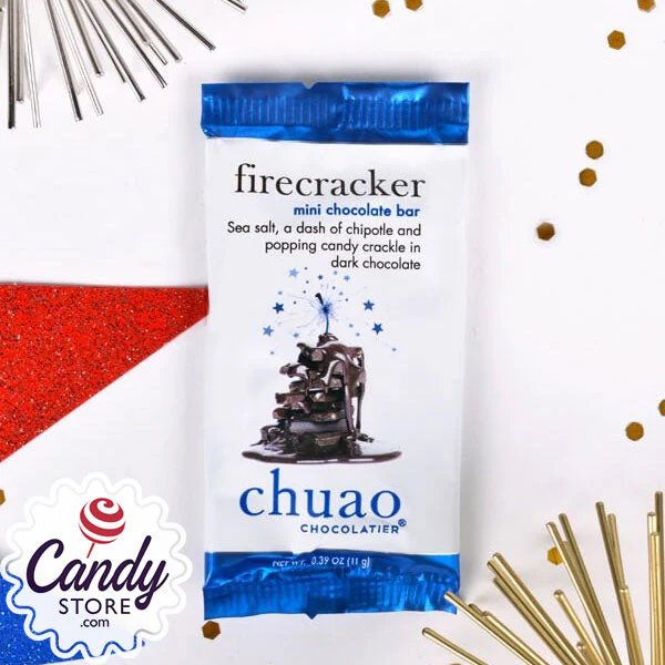 Mini Chuao Firecracker Dark Chocolate Bars - 24ct - Image 4
