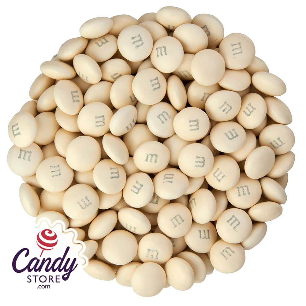 Cream M&Ms Candy - 10lb - Image 3