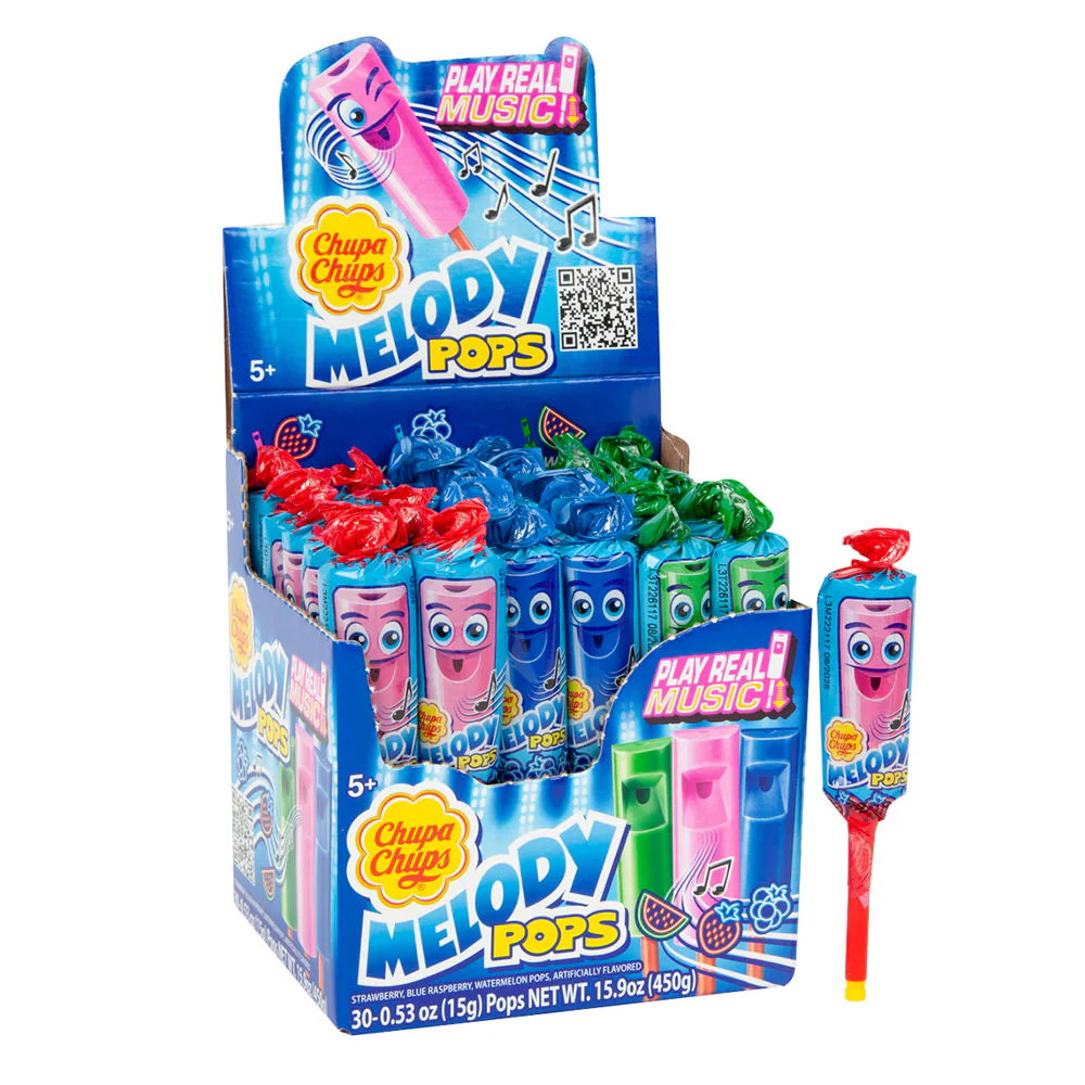 Cupa Chups Melody Pops Assorted - 30ct