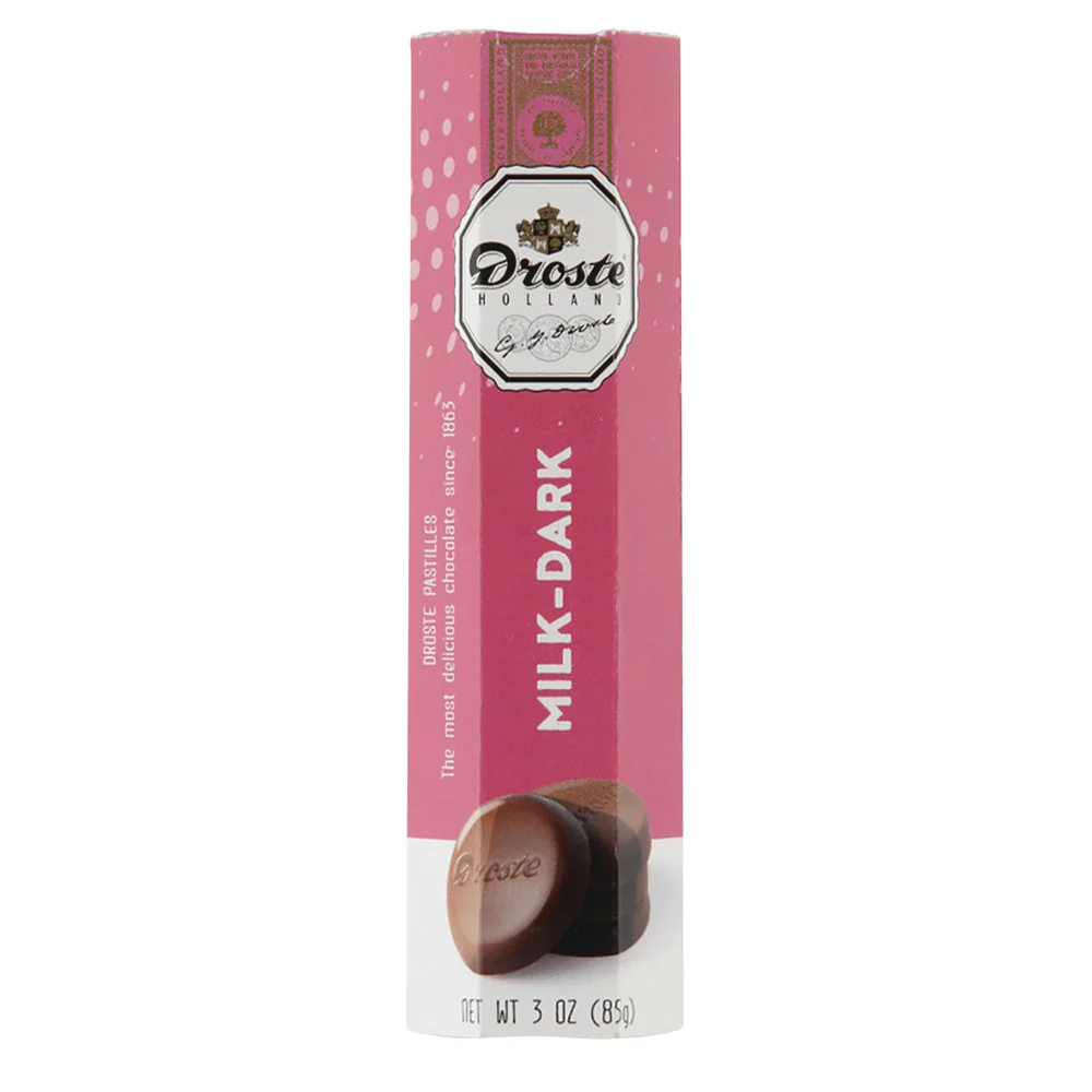 Droste Pastille Milk & Dark Chocolate Boxes - 12ct