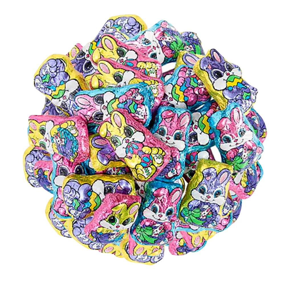Easter Bunnies Foil Milk Chocolate - 12.5lb Bulk