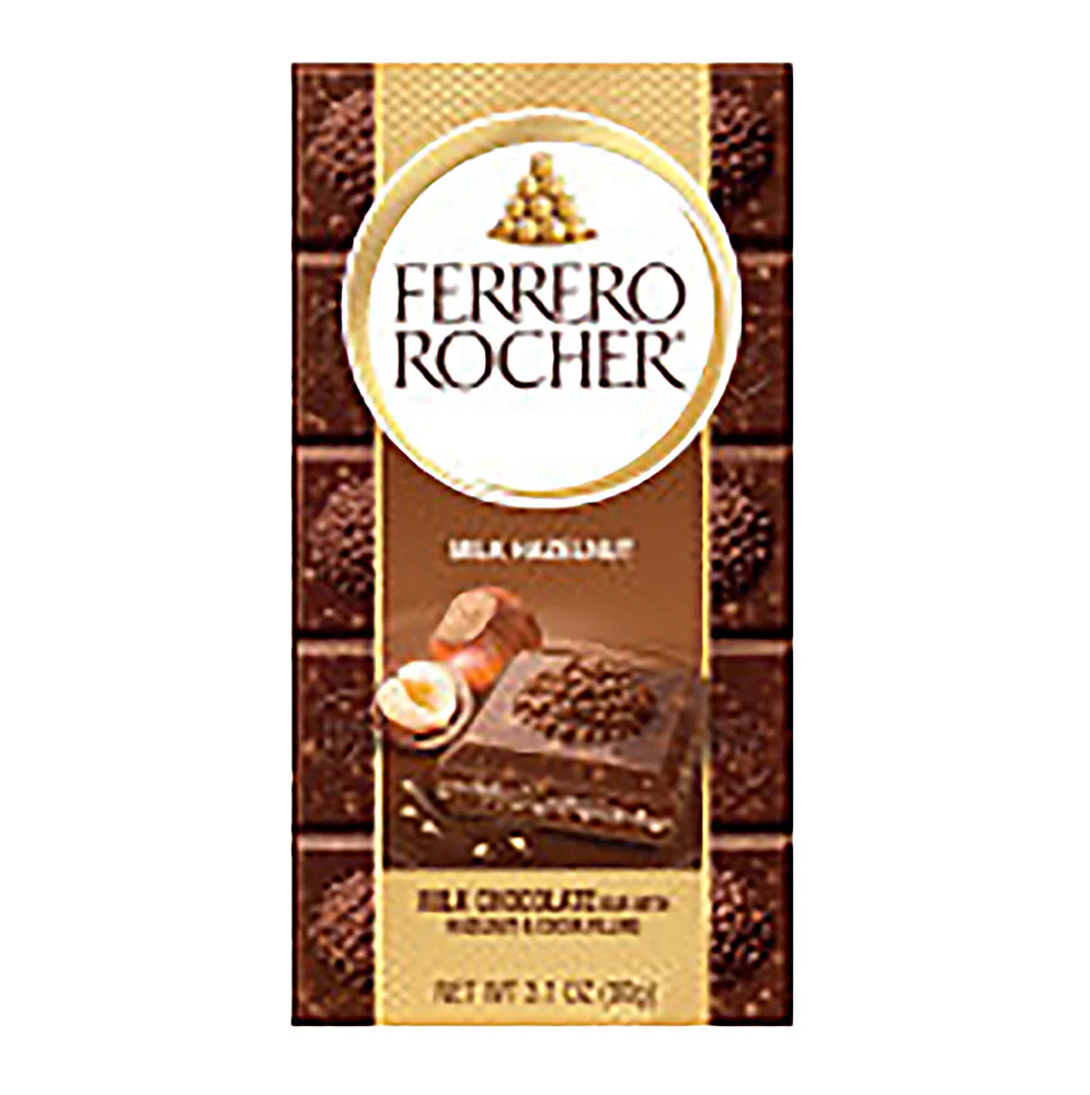 Ferrero Rocher Milk Chocolate Hazelnut Bars - 8ct