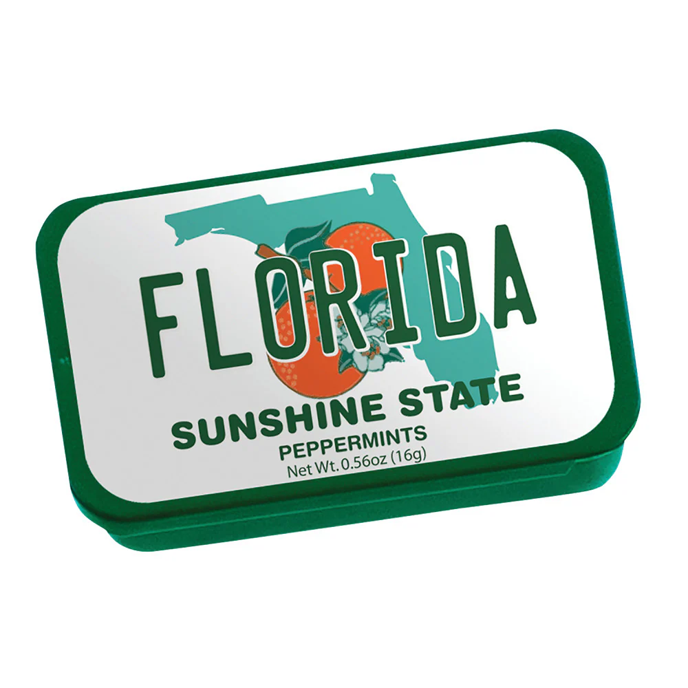 Florida License Plate Mint Tins - 24ct