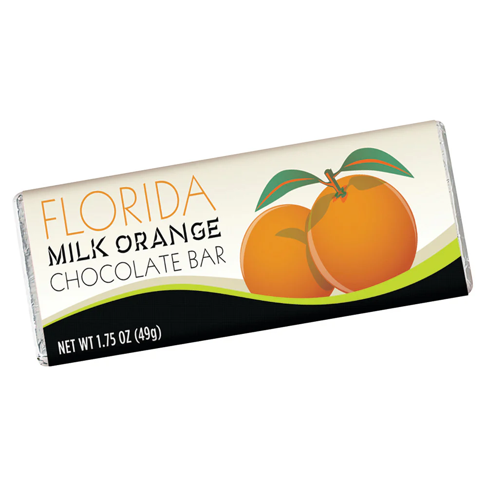 Florida Milk Orange Chocolate Bars - 24ct