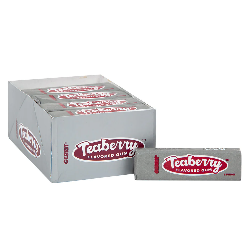 Gerrit Verburg Teaberry Chewing Gum - 20ct