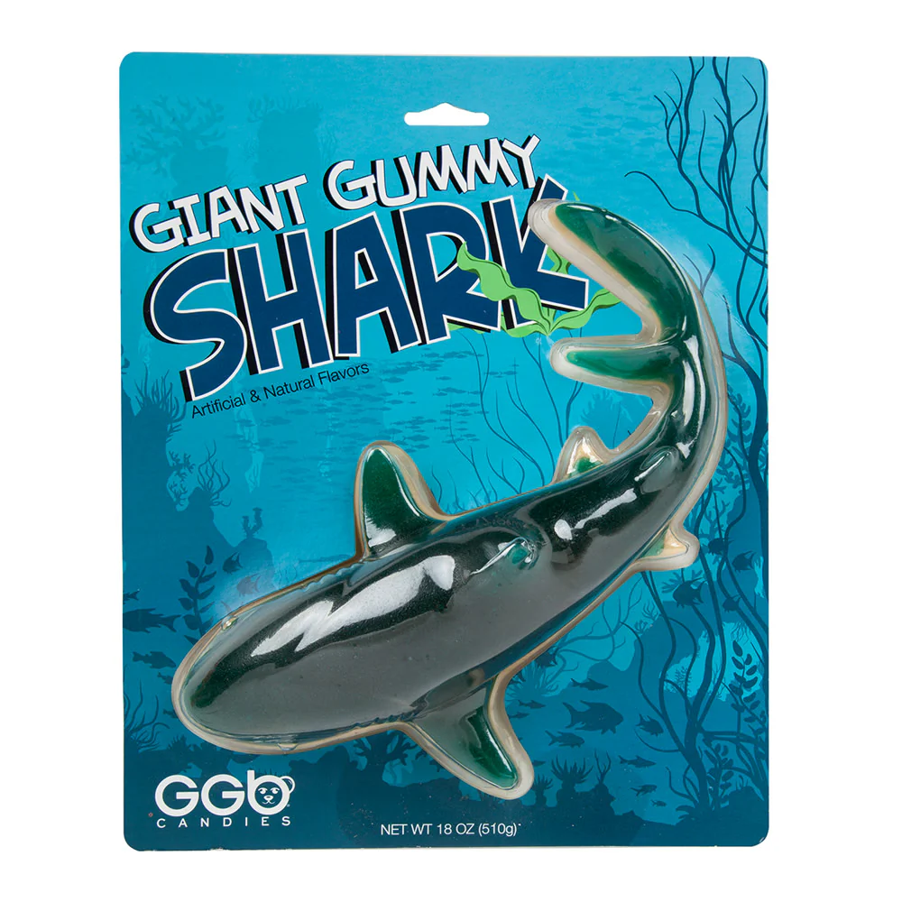 Giant Gummy Shark Blister Packs - 8ct