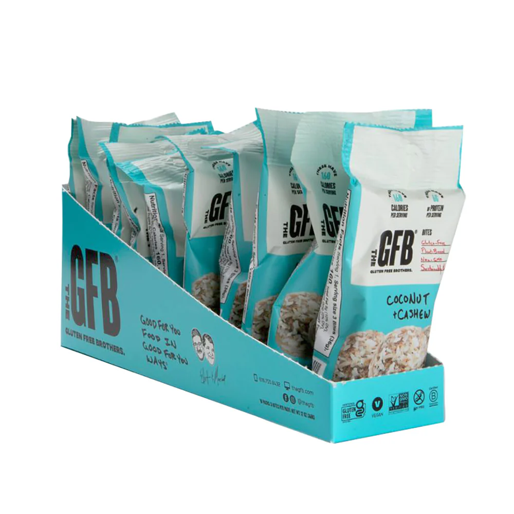 Gluten Free Brothers Coconut Cashew Bites - 10ct