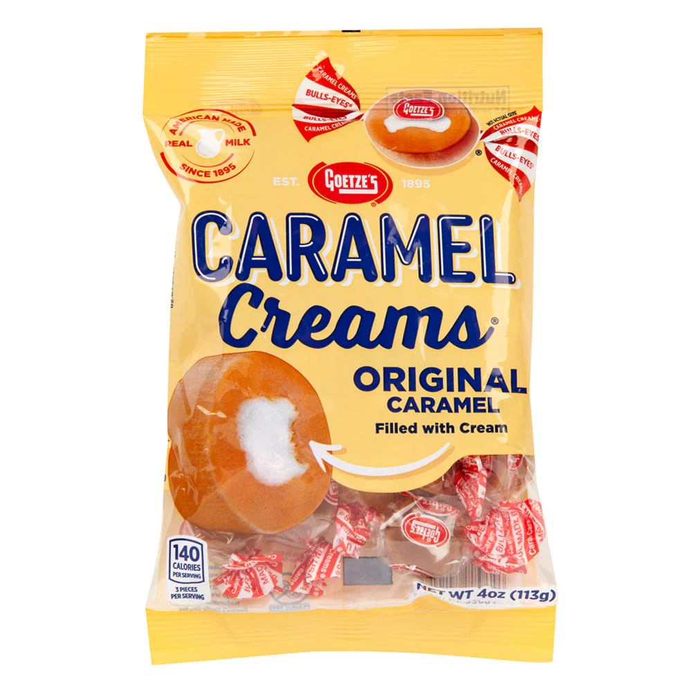 Goetze Caramel Creams Peg Bags - 12ct