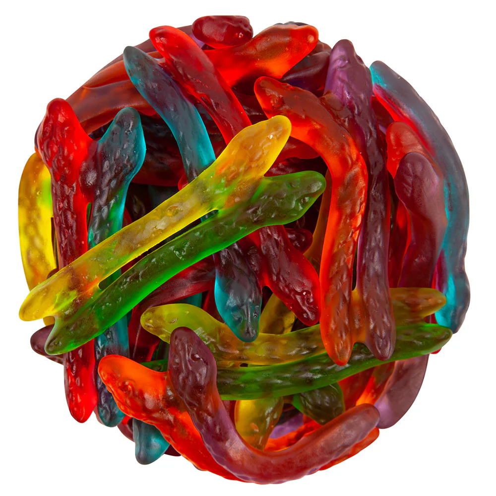 Haribo Gummy Twin Snakes - 5lb Bulk