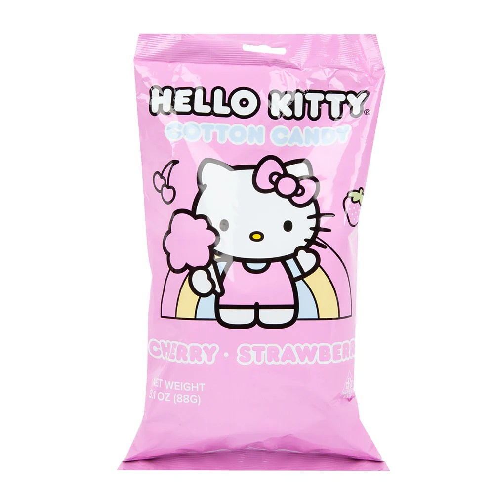 Hello Kitty Cotton Candy Peg Bags - 12ct