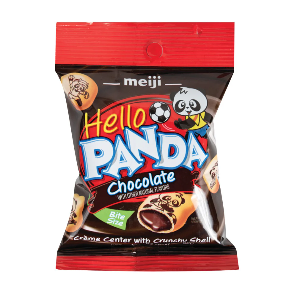 Hello Panda Chocolate Minis Peg Bags - 6ct
