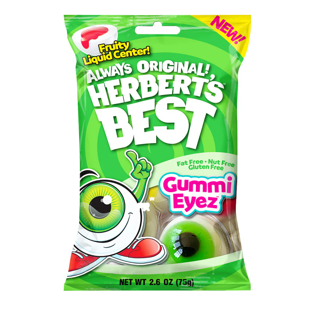 Herbert's Best Gummi Eyez Peg Bags - 12ct