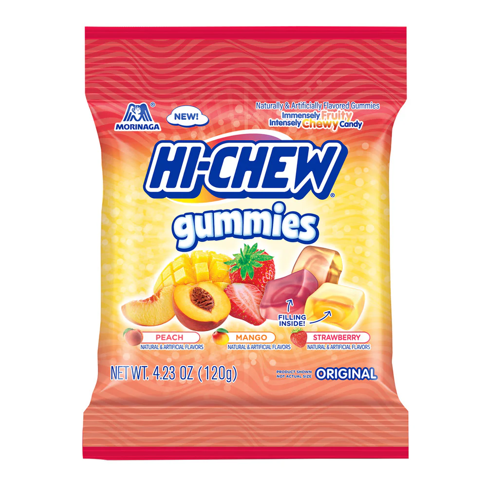 Hi-Chew Original Gummies Peg Bags - 9ct