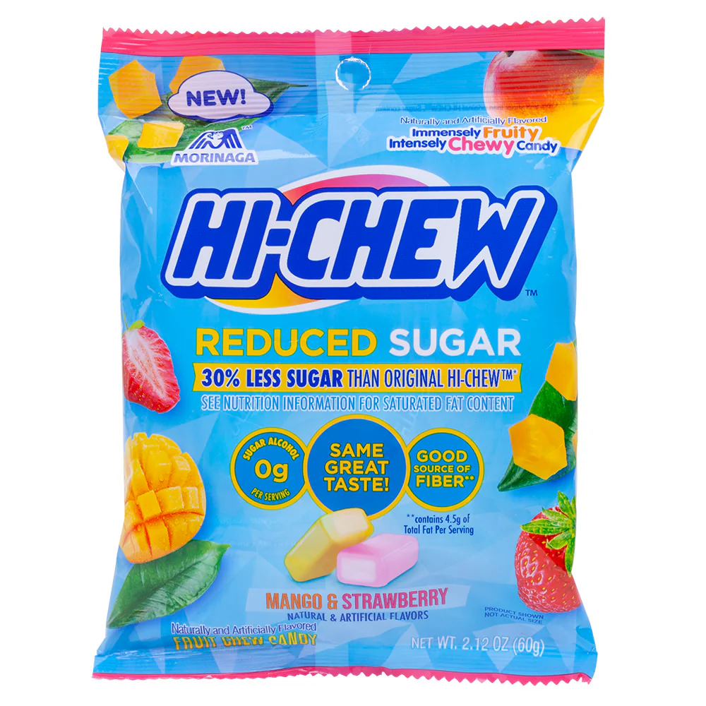 Hi-Chew Reduced Sugar Peg Bags - 8ct