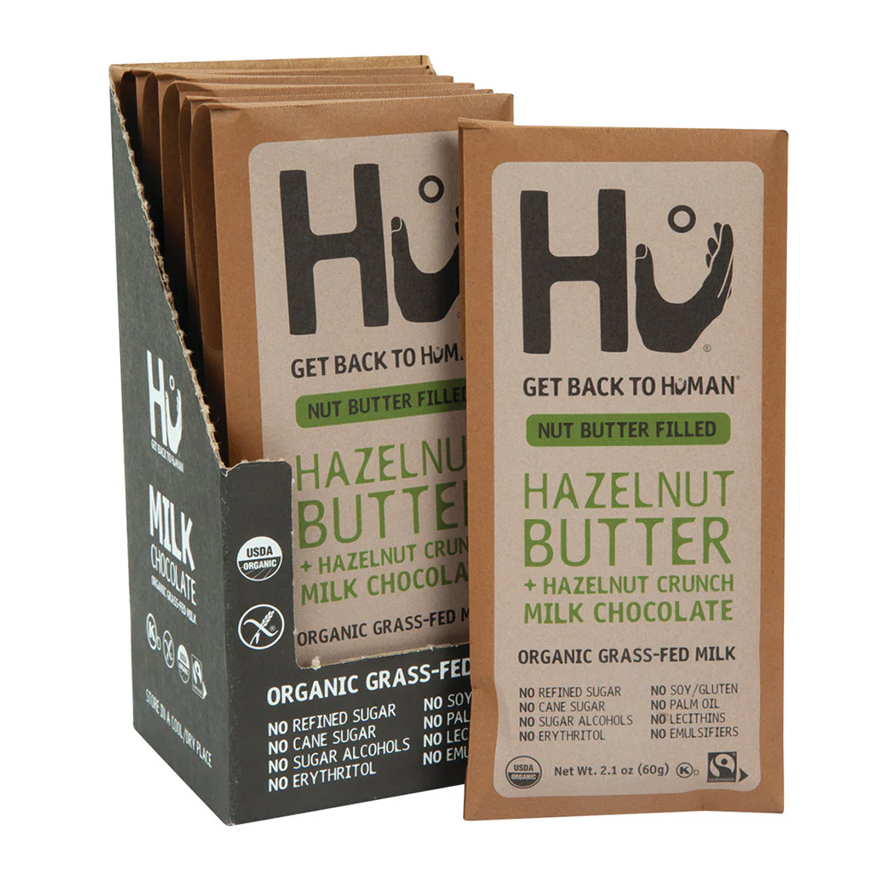 Hu Milk Chocolate Hazelnut Butter Bars - 6ct