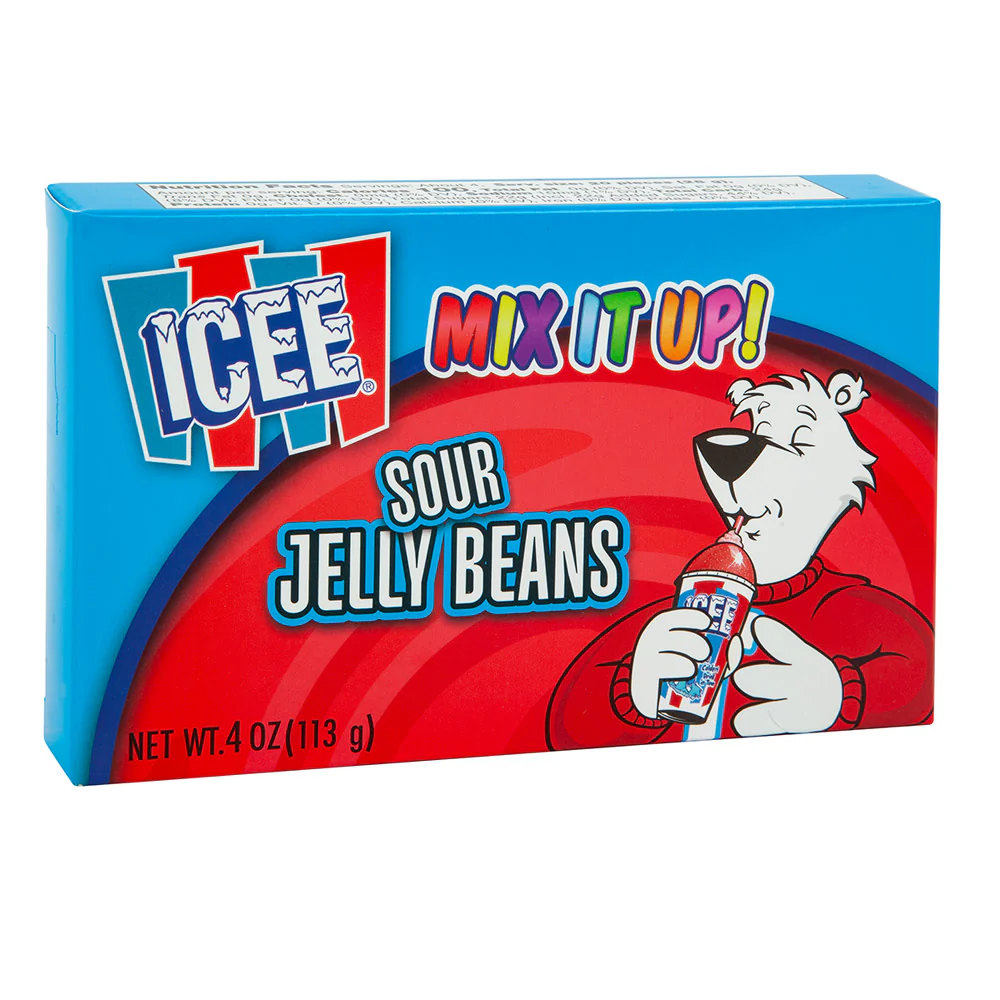 Icee Sour Jelly Beans Theater Boxes - 12ct