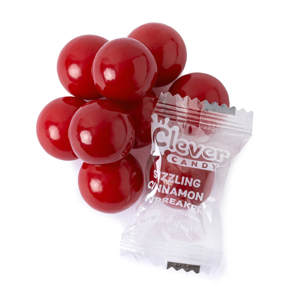 Jawbreaker Wrapped Sizzling Cinnamon - 10lb Bulk