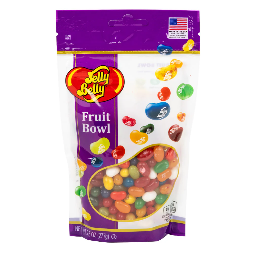 Jelly Belly Fruit Bowl 9.8oz Pouches - 6ct