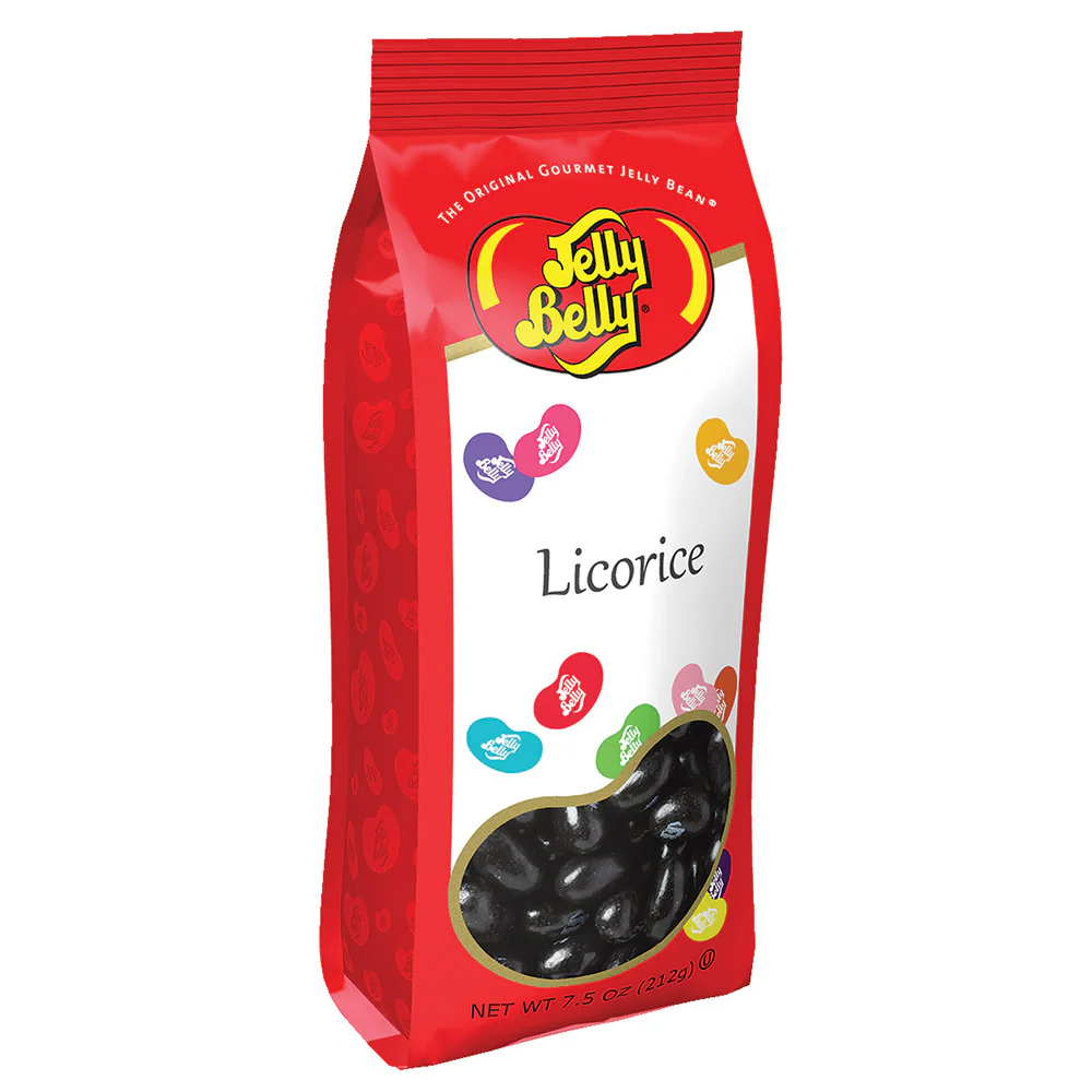 Jelly Belly Licorice 7.5oz Gift Bags - 12ct