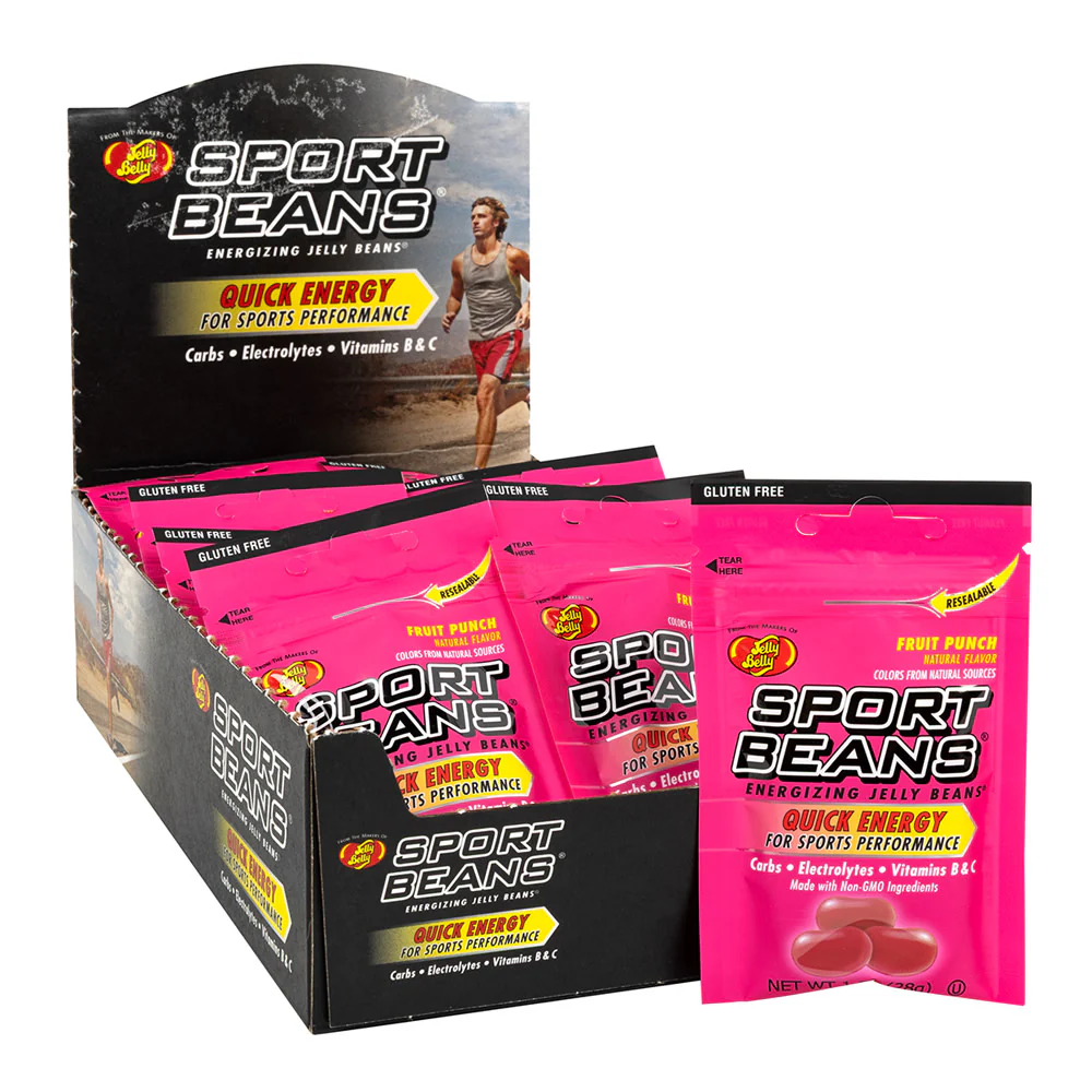Jelly Belly Sport Beans Fruit Punch 1oz Bags - 24ct