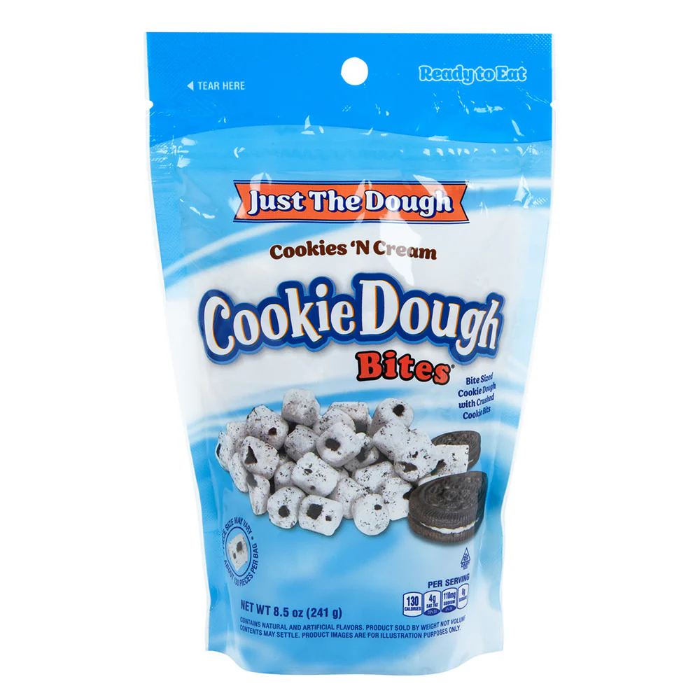 Just the Dough Cookies 'n Cream Peg Bags - 10ct