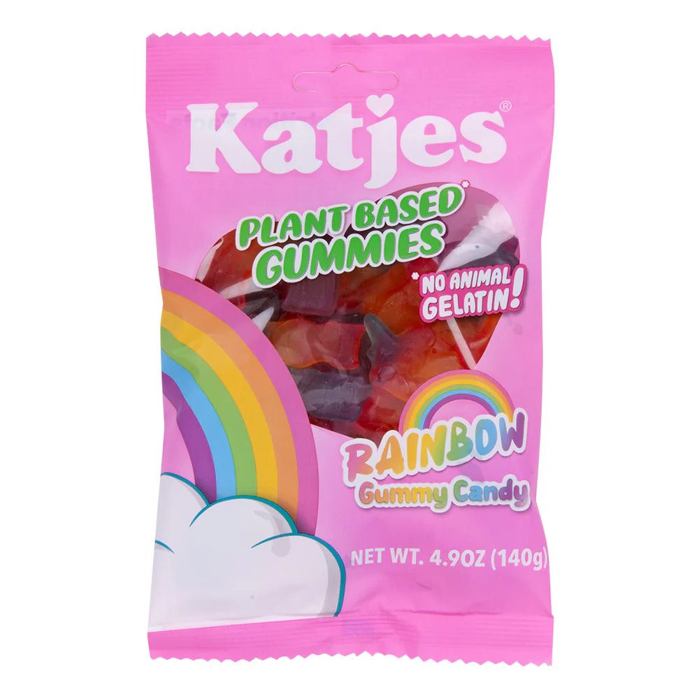 Katjes Plant Based Rainbow Gummies - 15ct