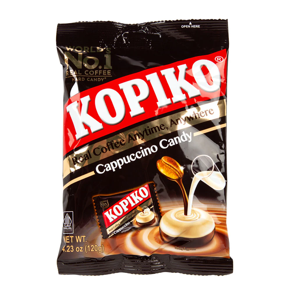 Kopiko Hard Candy Cappuccino Bags - 24ct