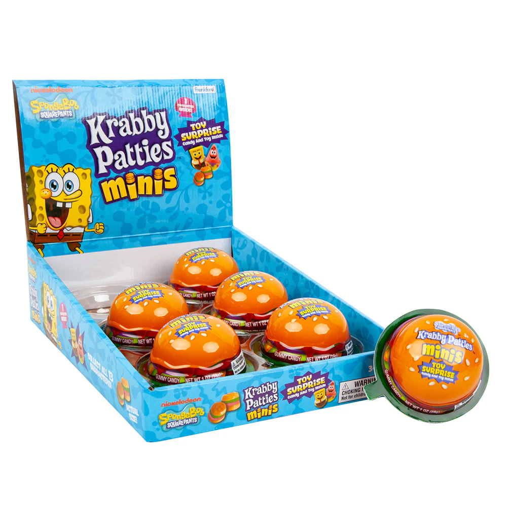 Krabby Patties Minis Surprise - 6ct