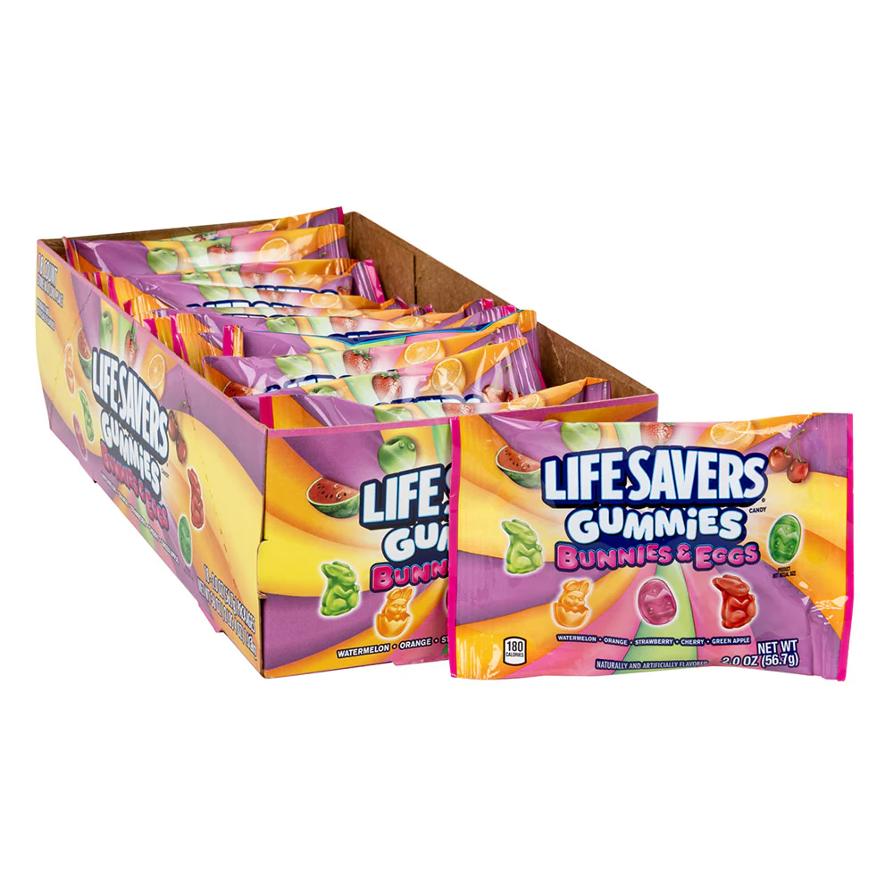 Lifesavers Gummies Bunnies & Eggs - 18ct