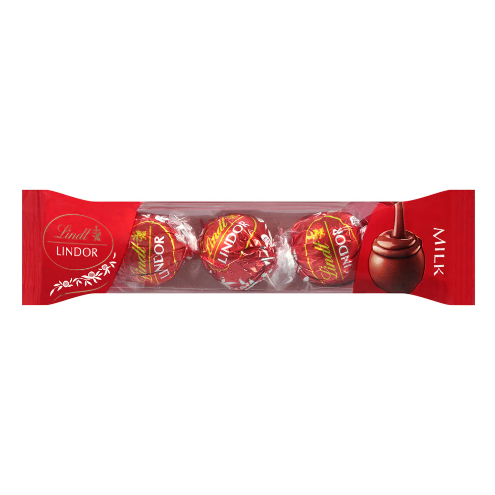Lindt Lindor Milk Chocolate Truffles 3 Pack - 14ct