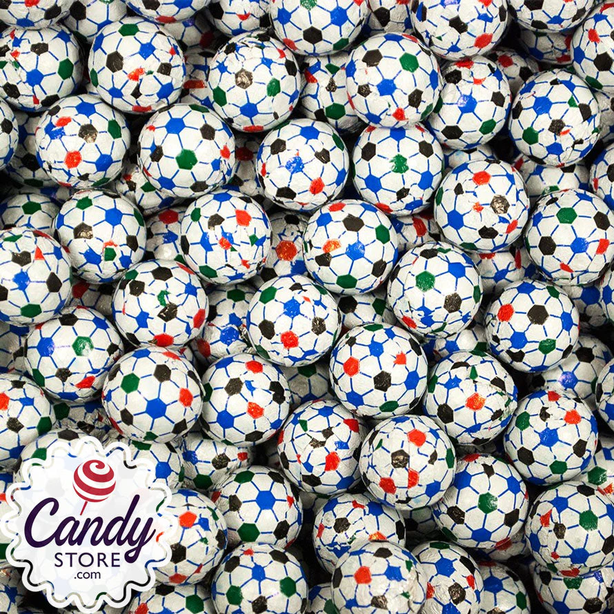 Soccer Balls Candy Milk Chocolate Madelaine - 5lb Bulk - Image 3