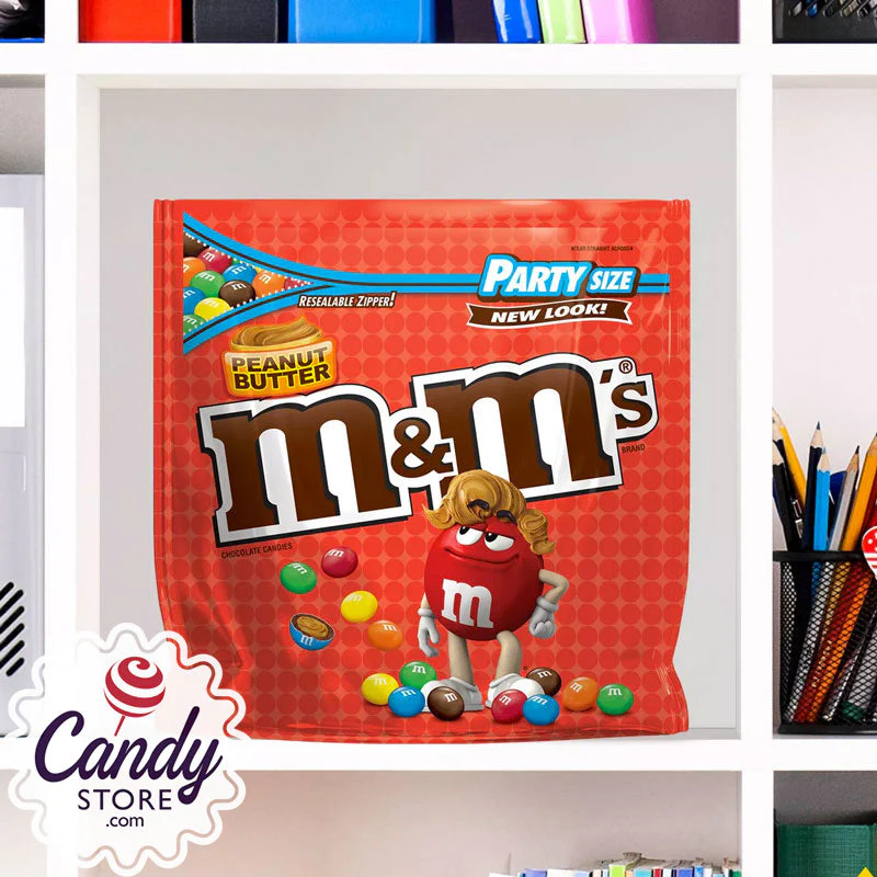 Peanut Butter M&M's Party Size - 6ct Pouches - Image 3