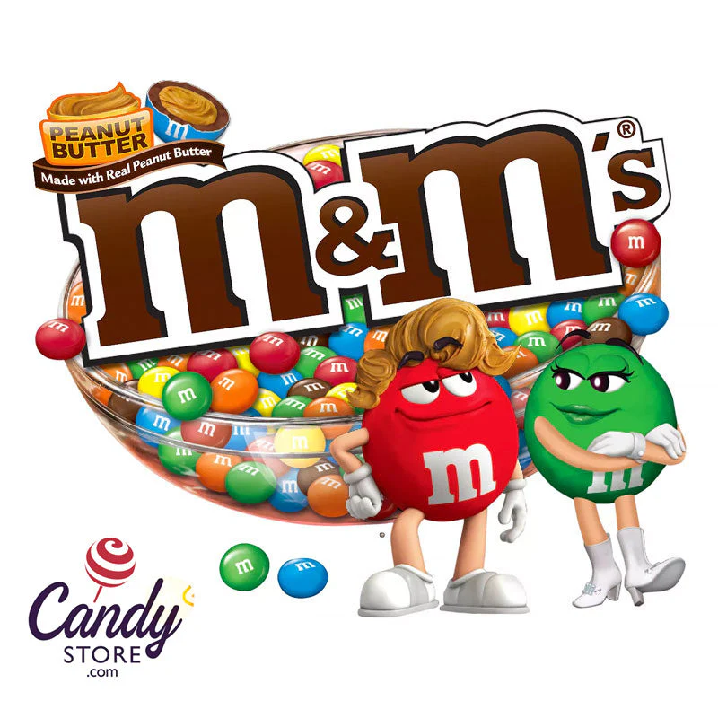 Peanut Butter M&M's Party Size - 6ct Pouches - Image 5