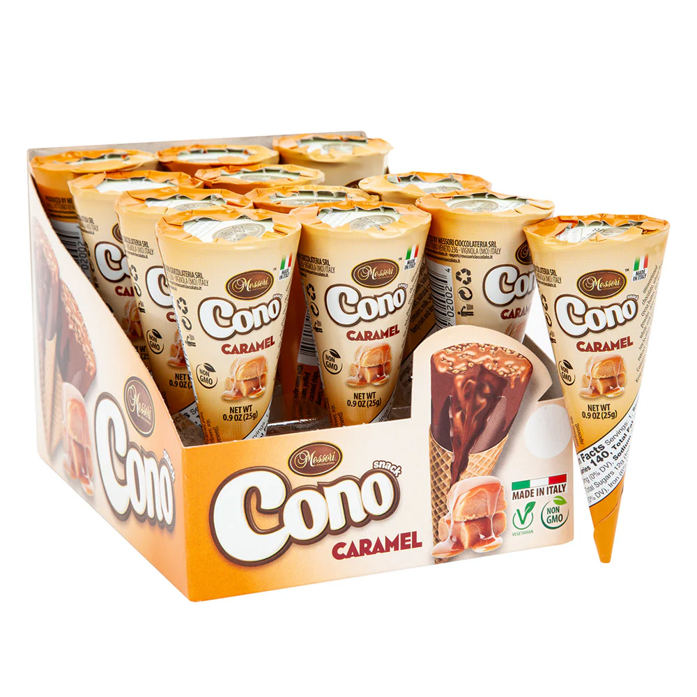 Messori Parties Chocolate Cone Snack - 12ct