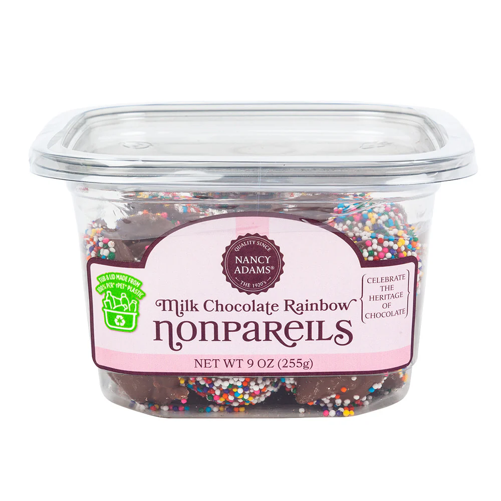 Milk Chocolate Nonpareils Nancy Adams - 12ct Tubs