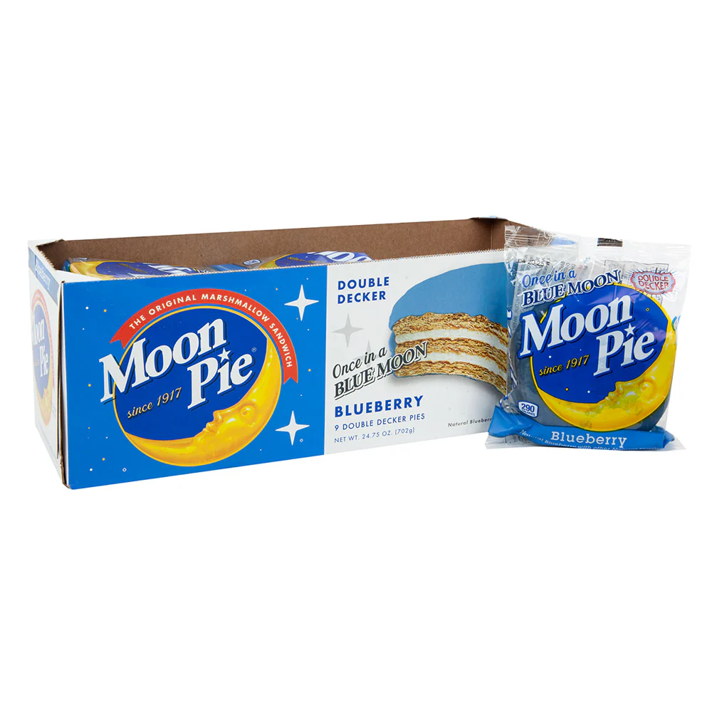 Moon Pie Blueberry Double Decker - 9ct
