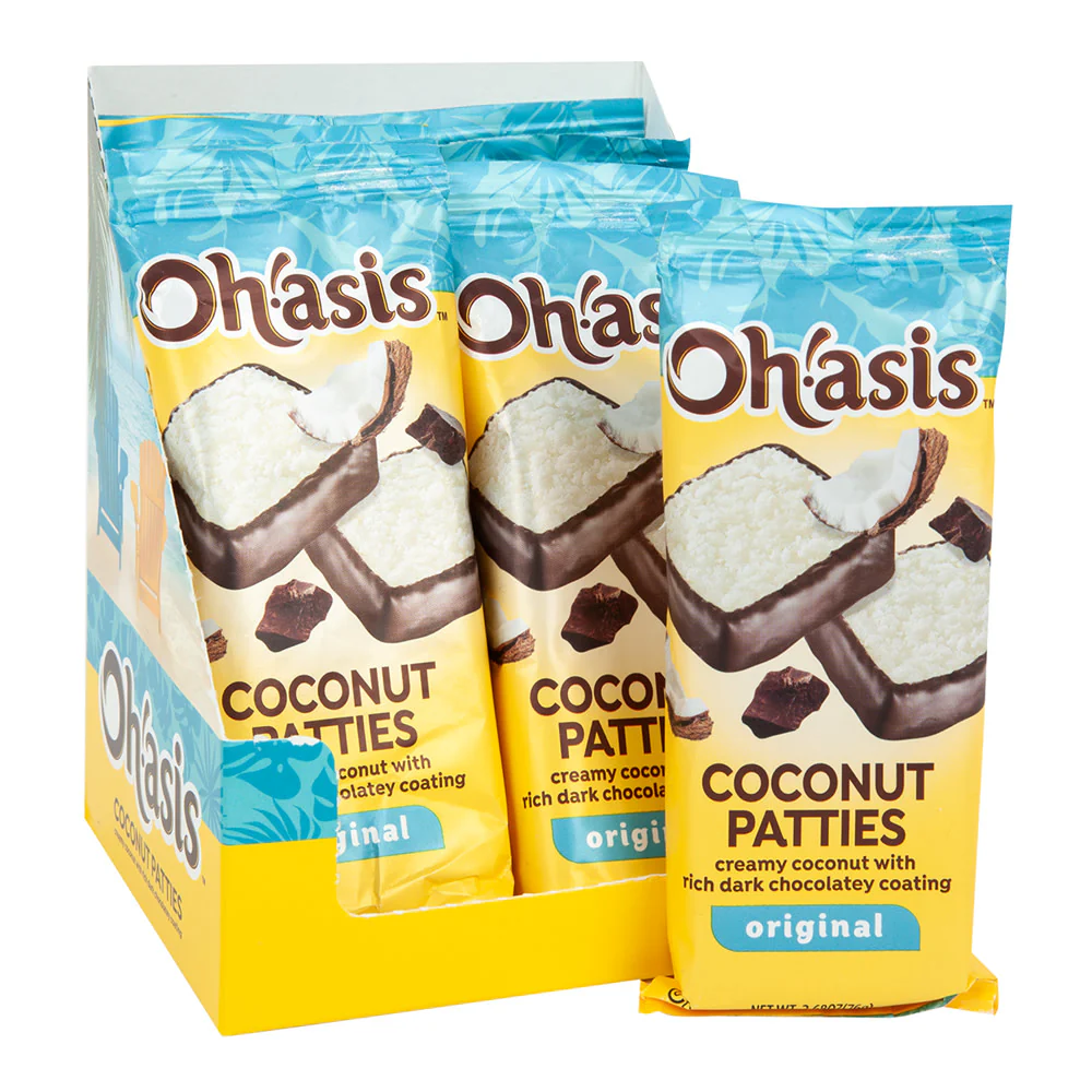 Oh!asis Original Coconut Patties - 12ct