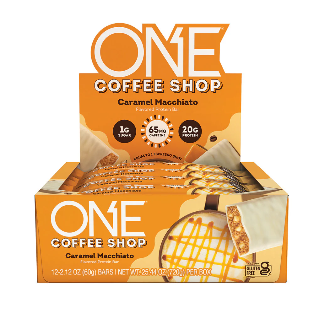 One Coffee Shop Caramel Macchiato Bars - 12ct