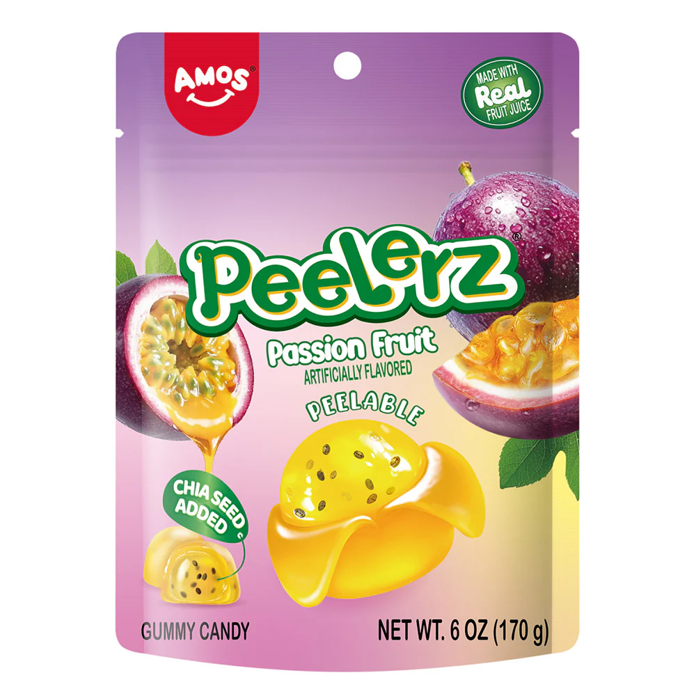Peelerz Gummy Passionfruit Bags - 12ct
