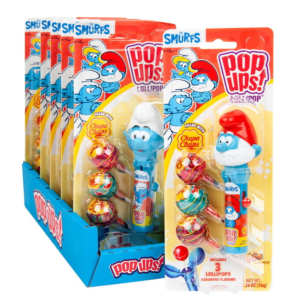 Pop Ups Smurfs Blister Packs - 6ct