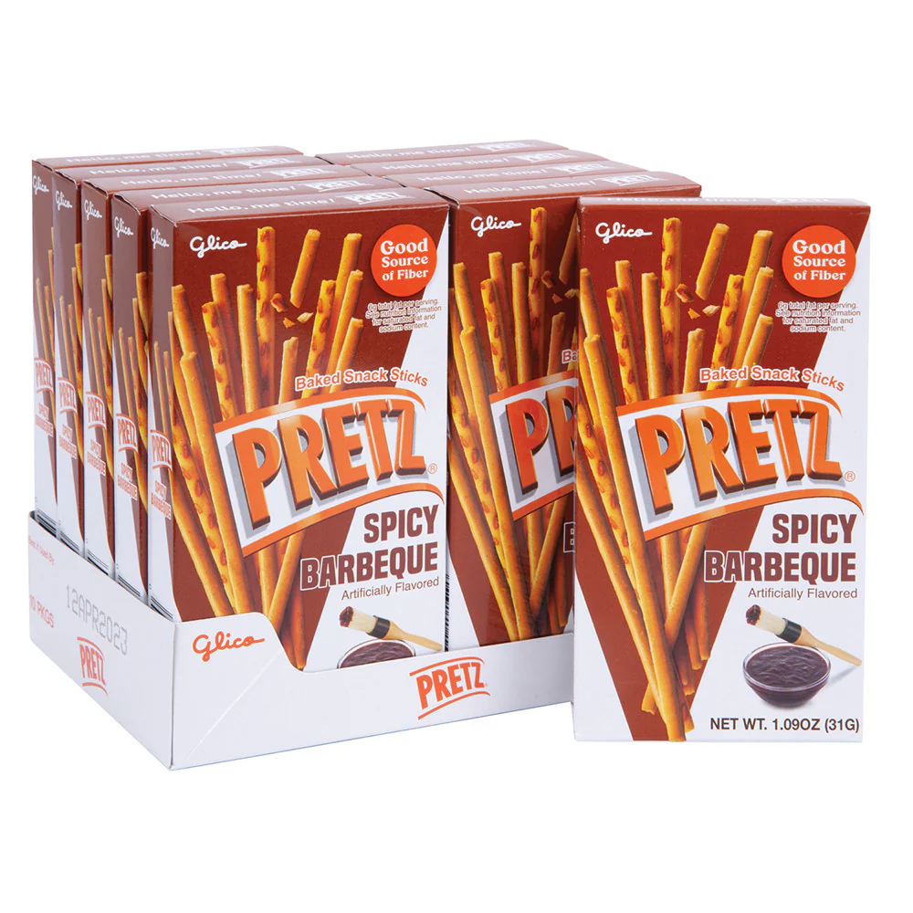 Pretz Spicy Barbeque Baked Snack Sticks - 10ct