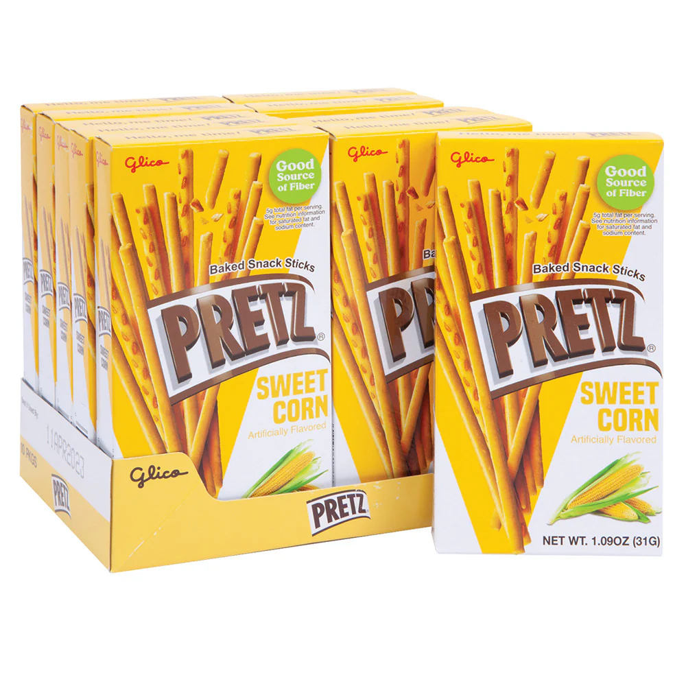Pretz Sweet Corn Baked Snack Sticks - 10ct